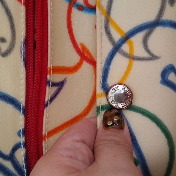 RARE Dooney & Bourke Colorful Duck Design Tote Bag - Picture 13 of 16